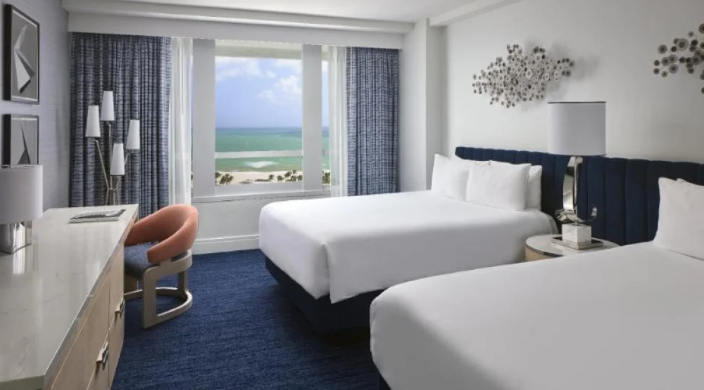 Oceanview Room W/ Two Queen Beds at Fontainebleau Miami Beach