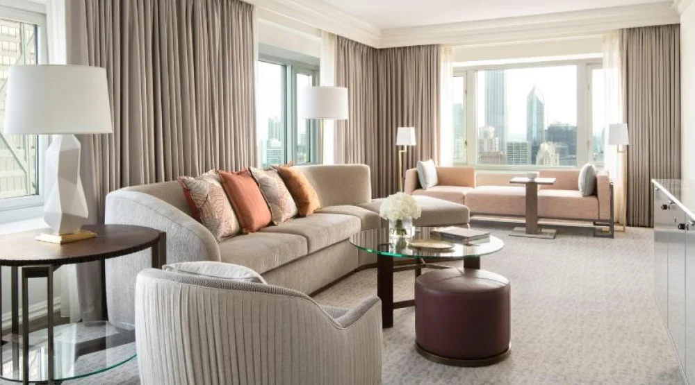 Deluxe One Bedroom Suite King Bed at Four Seasons Hotel Chicago