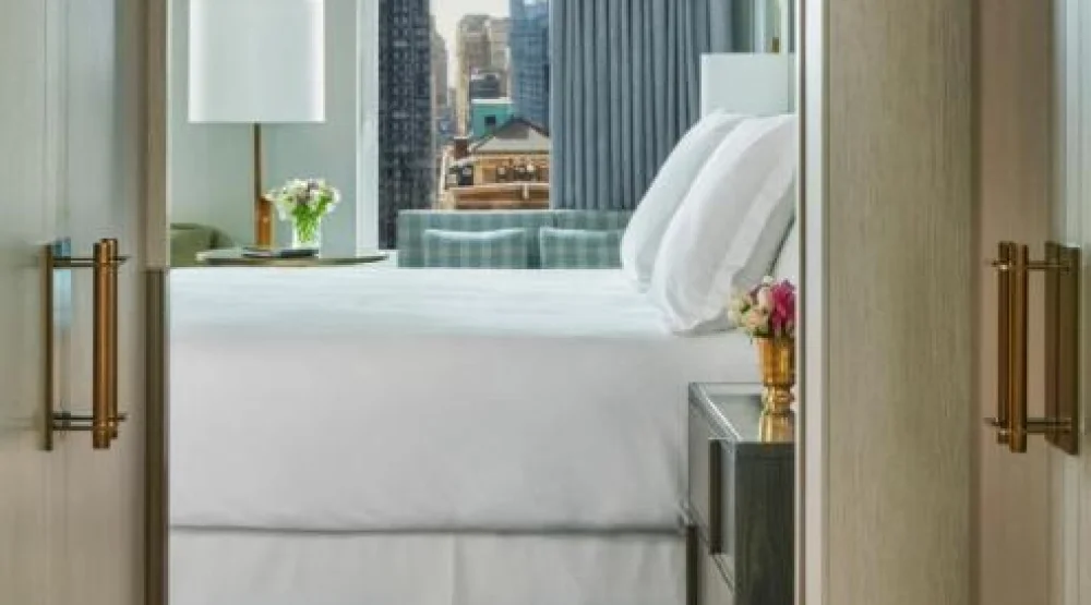 Manhattan Room with Double Beds at Four Seasons Hotel New York Downtown