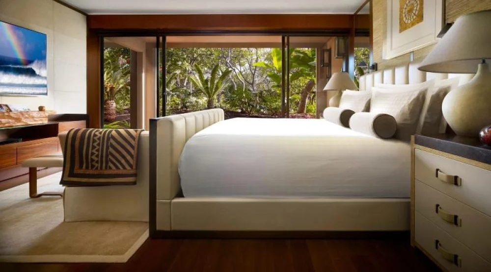 Four Seasons Garden View Suite with King Bed at Four Seasons Resort Lanai