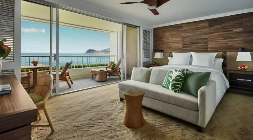 Ocean Front Junior Suite Double Beds at Four Seasons Resort Oahu at Ko Olina