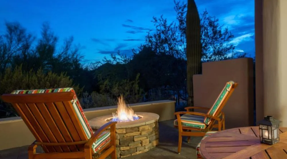 Patio Firepit Casita Room with King Bed at Four Seasons Resort Scottsdale at Troon North