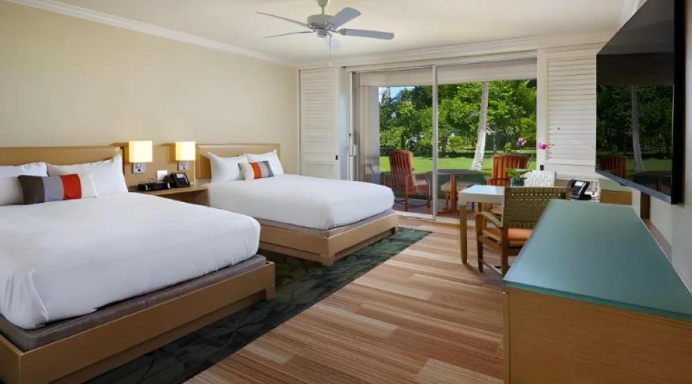 Garden View- Two Queens-accessible W/roll in Shower at Grand Wailea Resort Hotel & Spa