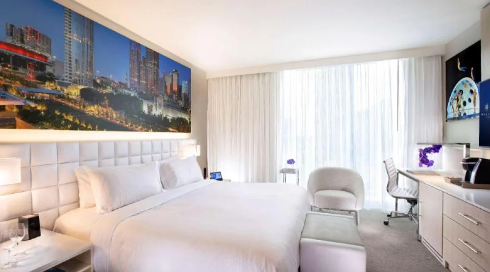 One King Deluxe Hearing Accessible at HALL Arts Hotel Dallas Curio Collection by Hilton