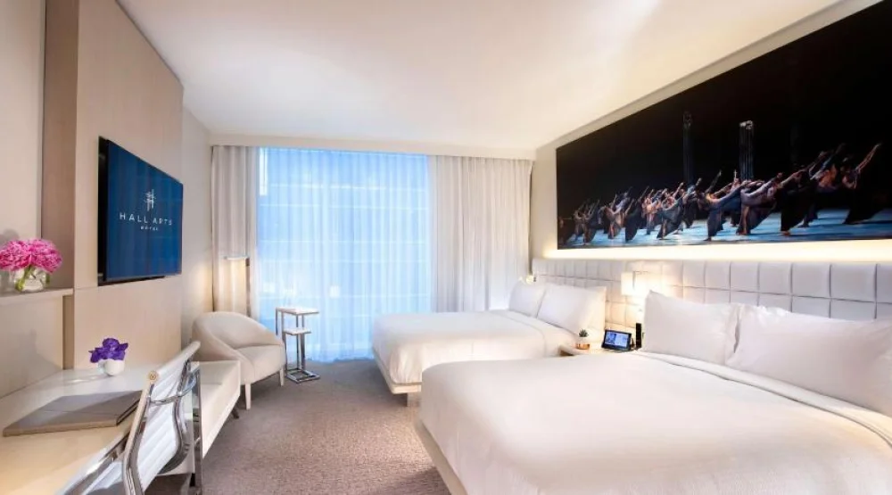 Hall Supreme Two Queen Beds at HALL Arts Hotel Dallas Curio Collection by Hilton