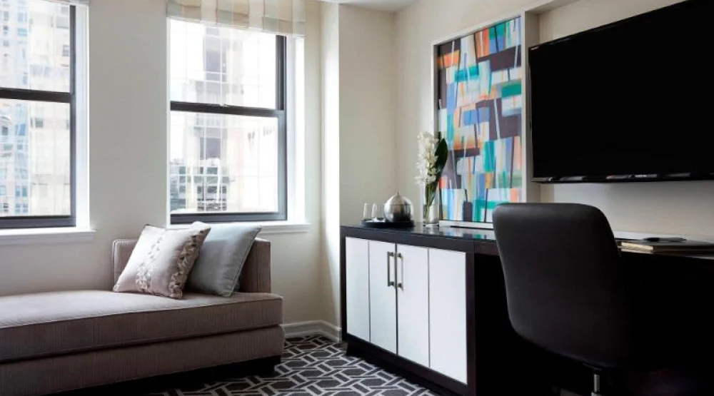 Essex Room King, Guest Room, One King at JW Marriott Essex House New York