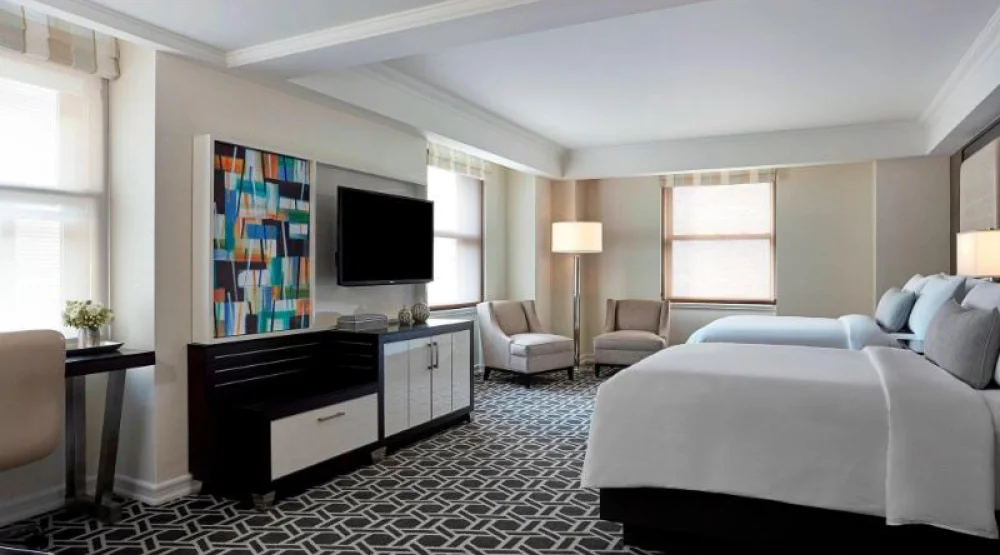 Essex Room Two Doubles, Guest Room, Two Double at JW Marriott Essex House New York