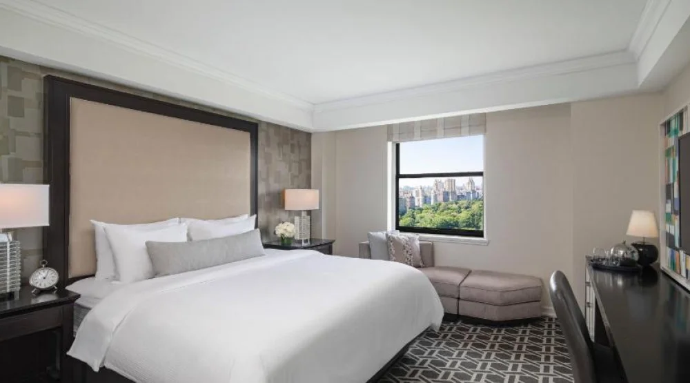 Central Park View King Room Upper Floor at JW Marriott Essex House New York
