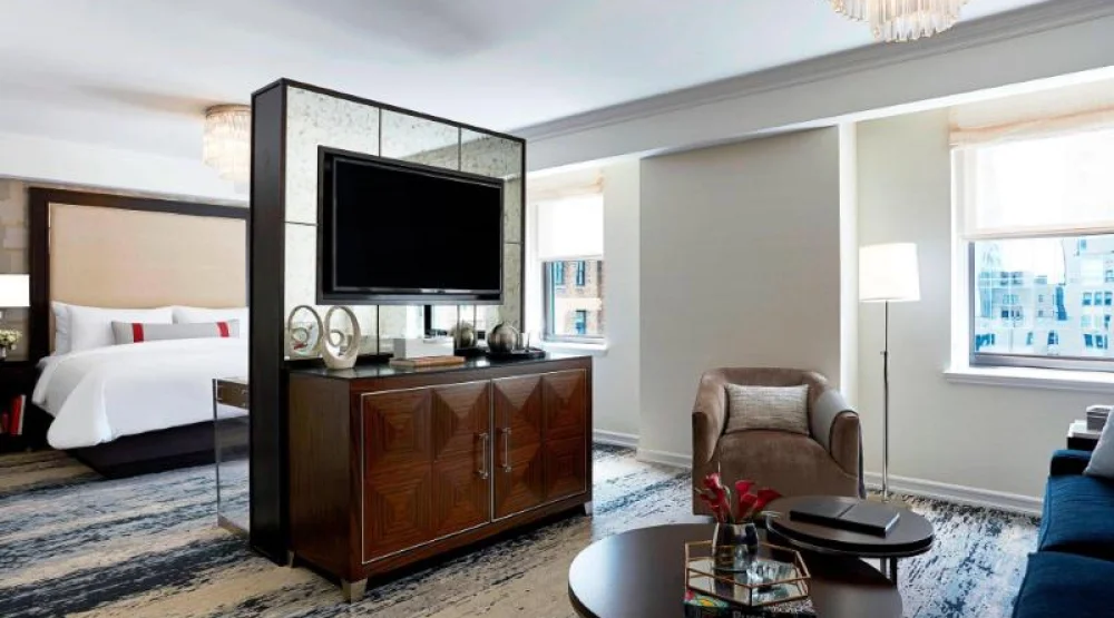 Junior Suite, One King, Sofa Bed at JW Marriott Essex House New York