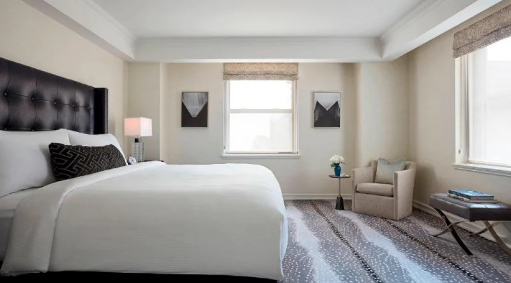 Manhattan View Suite, One Bedroom Suite, One King, Sofa Bed, High Floor at JW Marriott Essex House New York