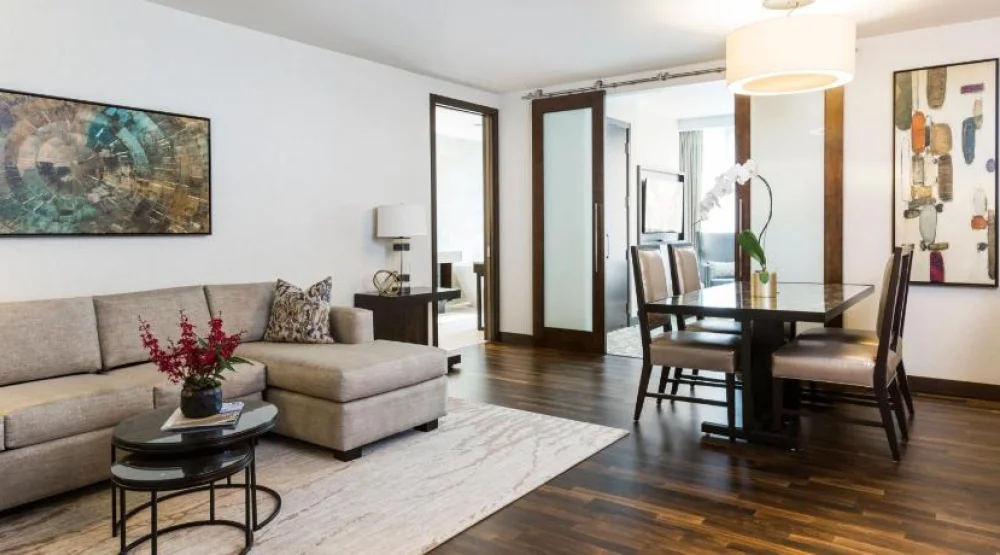 One Bedroom Executive King Suite with Sofa Bed at JW Marriott Houston Downtown