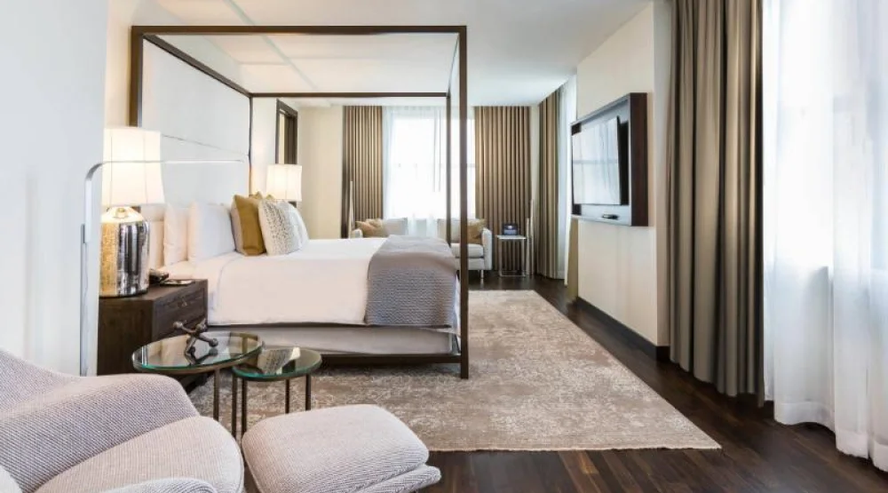 Presidential Suite, One Bedroom Executive Suite, One King, City View at JW Marriott Houston Downtown
