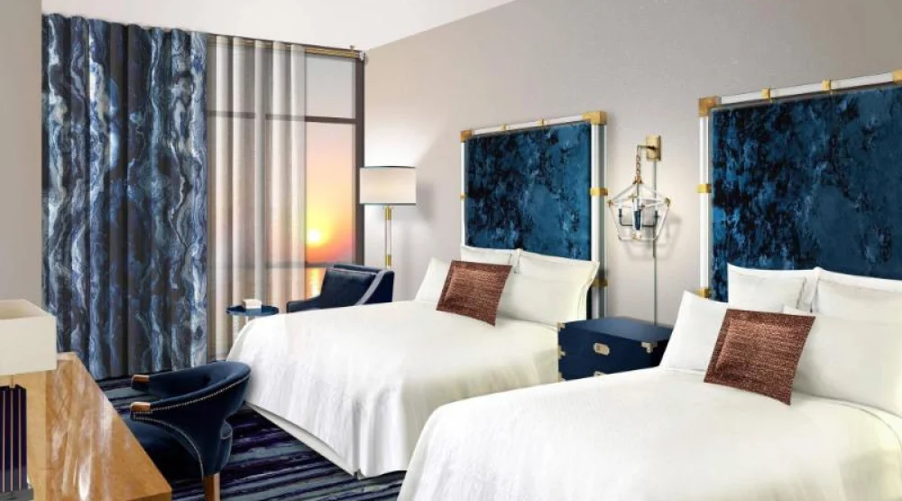 Guest Room, Two Queen, City View at JW Marriott Savannah Plant Riverside District