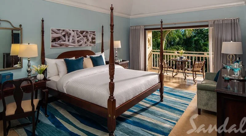 Caribbean Grande Luxe Poolside Room at Sandals Grande Antigua Resort & Spa