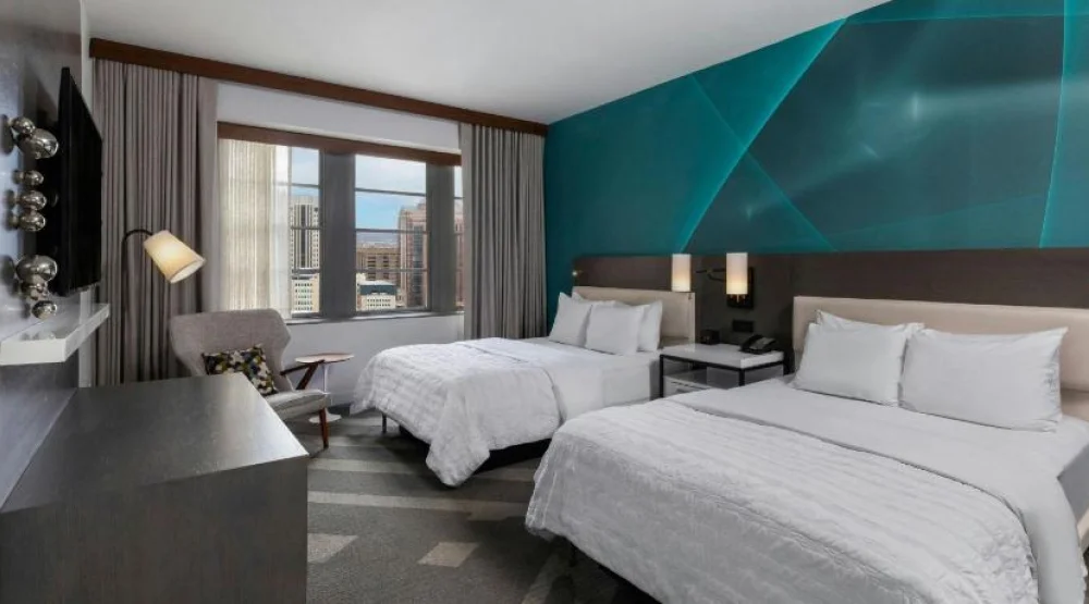 Guest Room, Two Queen at Le Meridien Houston Downtown