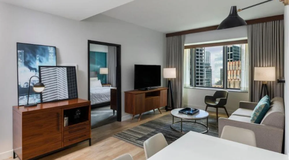 Premium Suite, Suite, One King, Sofa Bed, City View at Le Meridien Houston Downtown