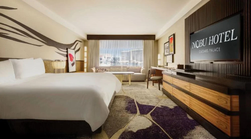 Nobu Hotel Deluxe King Room at Nobu Hotel at Caesars Palace