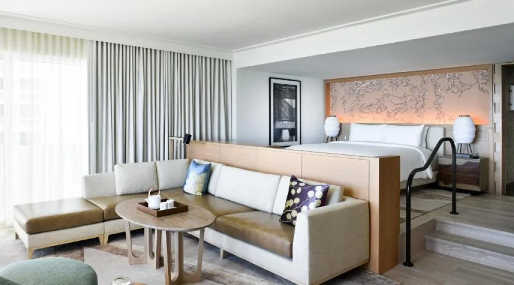 Zen Ocean View Suite King with Balcony at Nobu Hotel Miami Beach