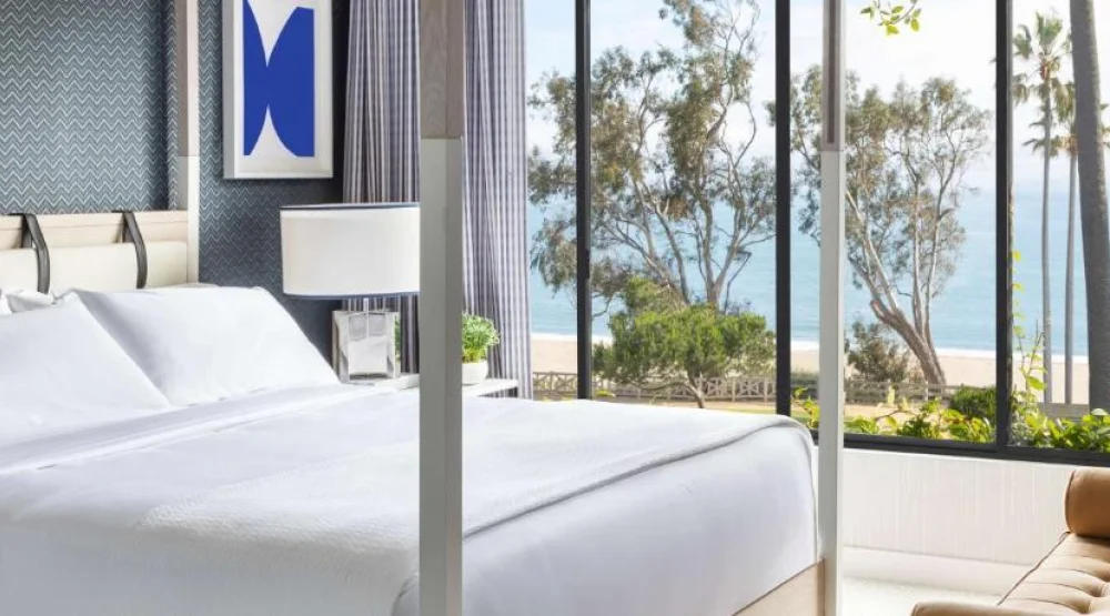 One Bedroom Oceanfront King Suite at Oceana Santa Monica LXR Hotels & Resorts