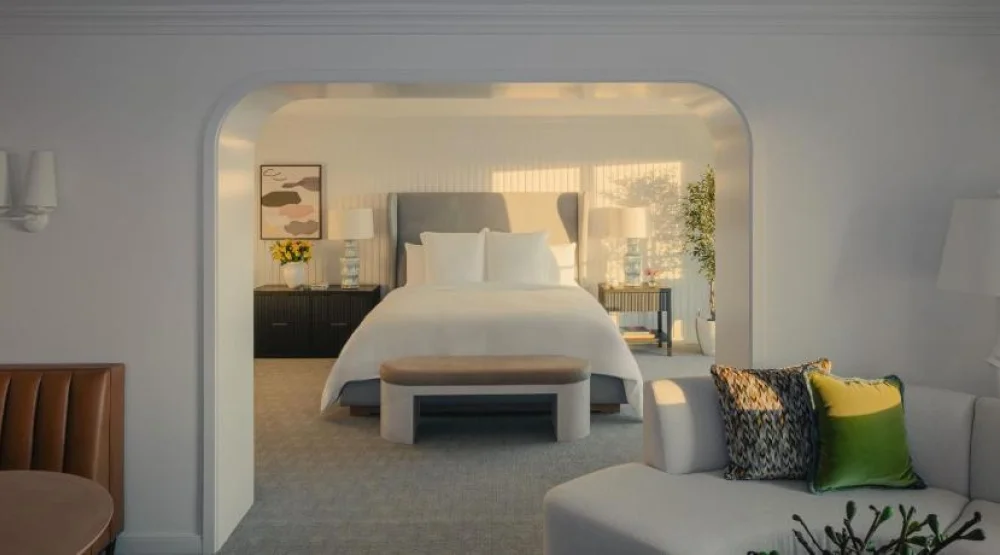 King Room with Oceanfront and Balcony at Regent Santa Monica Beach