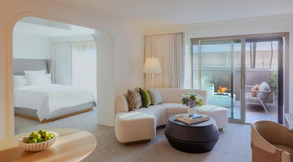 The 720 Oceanfront King with Balcony and Firepit at Regent Santa Monica Beach
