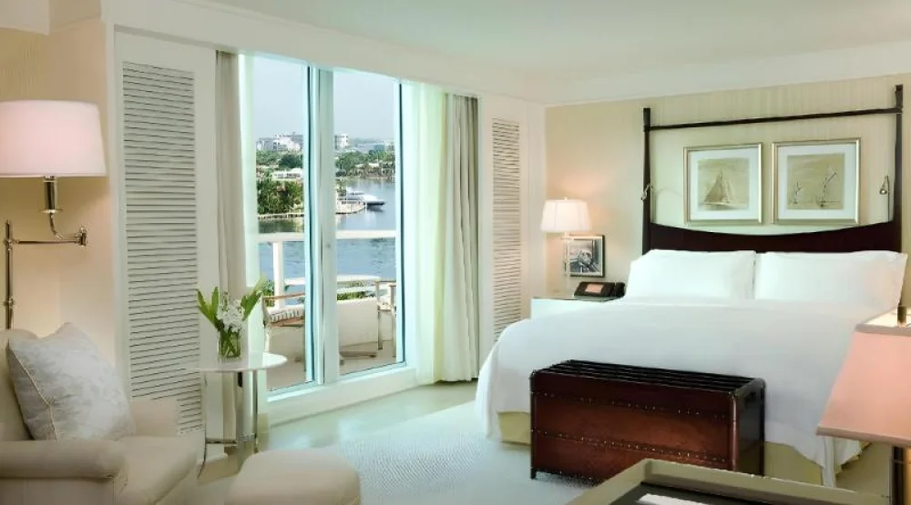 Intracoastal View, Guest Room, One King, Intracoastal View, Balcony at The Ritz-Carlton Fort Lauderdale