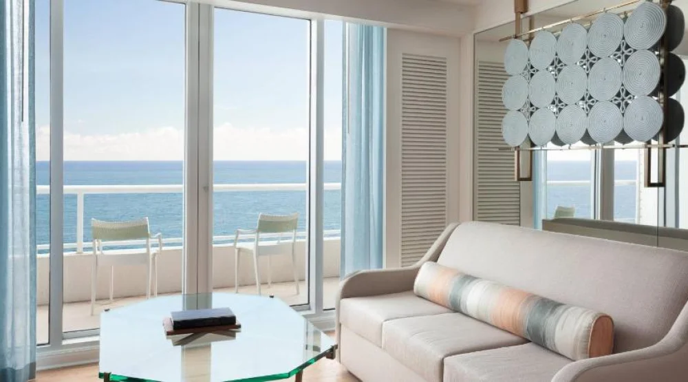 Oceanfront View, Guest Room, Two Queen, Oceanfront, Balcony at The Ritz-Carlton Fort Lauderdale
