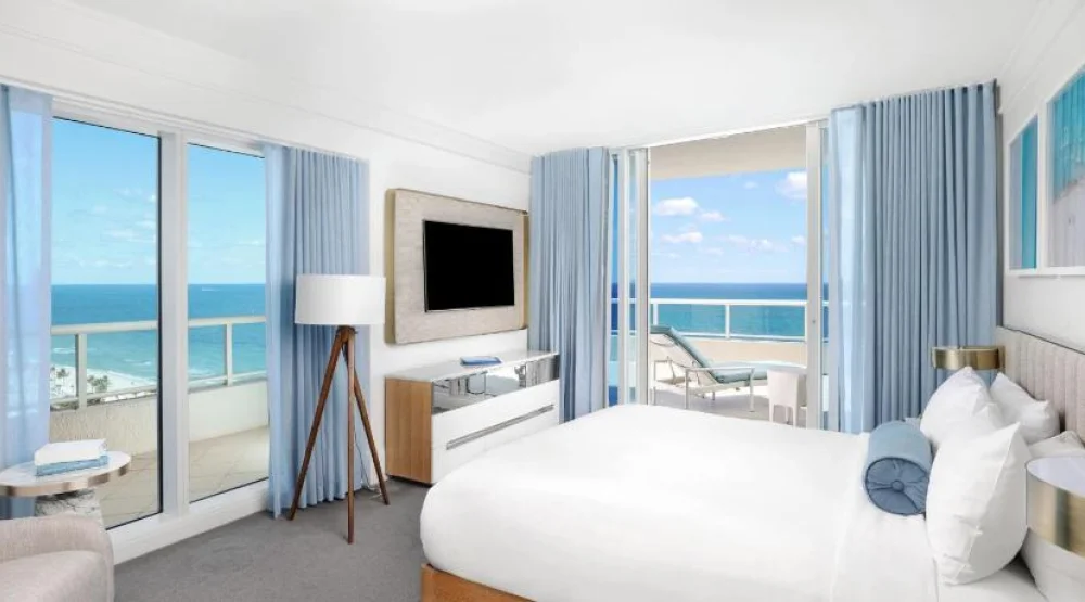 Oceanfront Suite, Three Bedroom Residential Suite, Oceanfront, Balcony at The Ritz-Carlton Fort Lauderdale