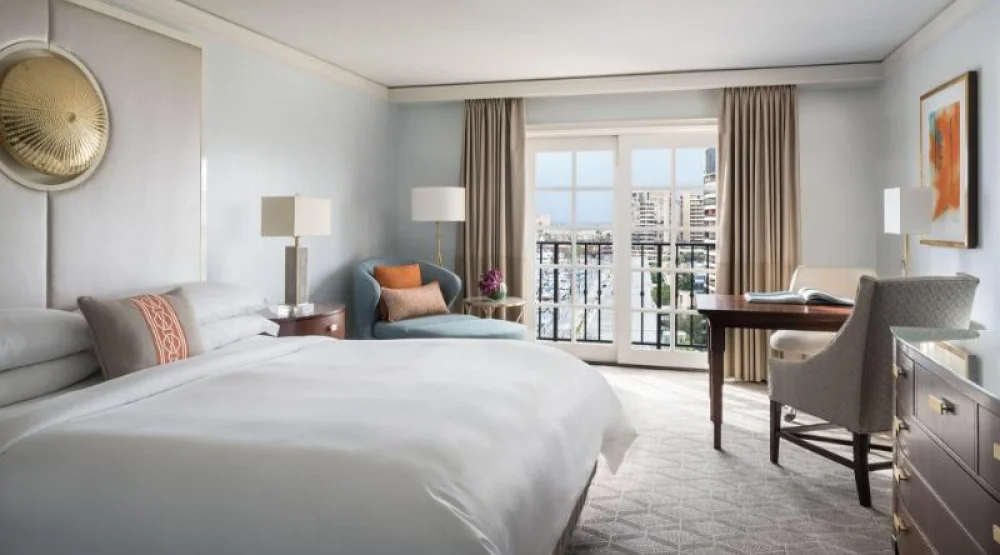 Partial Marina View, Guest Room, One King at The Ritz-Carlton Marina Del Rey