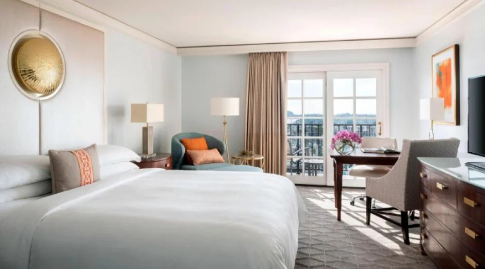 Guest Room, One King, Marina View, Balcony at The Ritz-Carlton Marina Del Rey