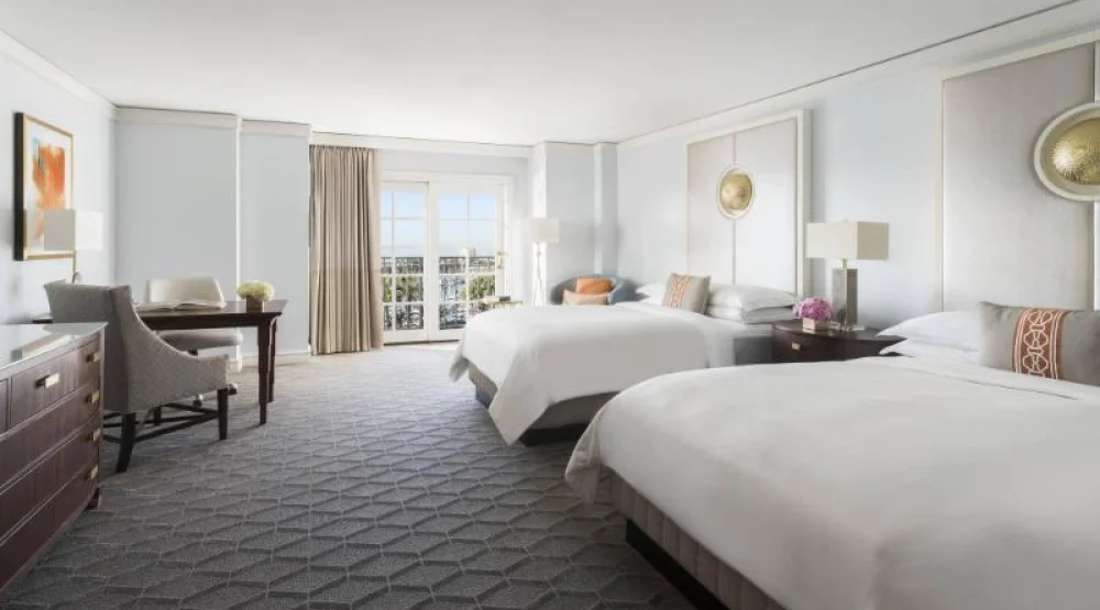 Guest Room, Two Double, Marina View, Balcony at The Ritz-Carlton Marina Del Rey
