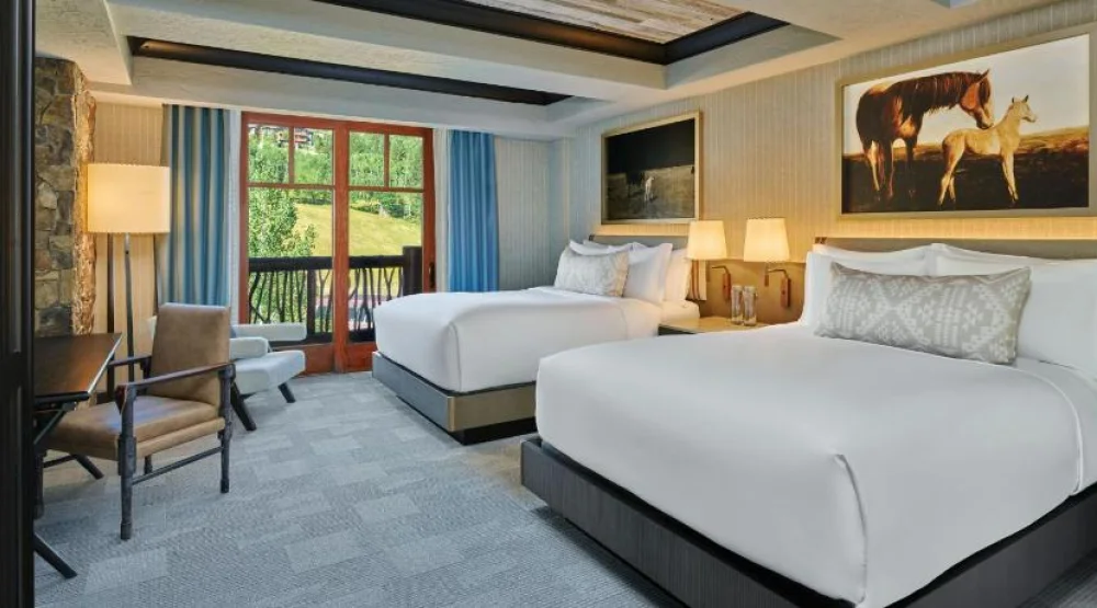 Two Queen Mountain View, Guest Room, Two Queen, Mountain View at The Ritz-Carlton Bachelor Gulch