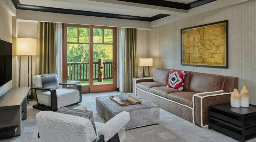 One Bedroom Residential Suite, One King, Sofa Bed, Mountain View at The Ritz-Carlton Bachelor Gulch