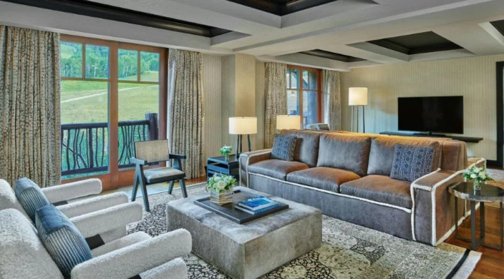 The Ritz-carlton Suite, One Bedroom Suite, One King, Mountain View, Balcony, Fireplace at The Ritz-Carlton Bachelor Gulch