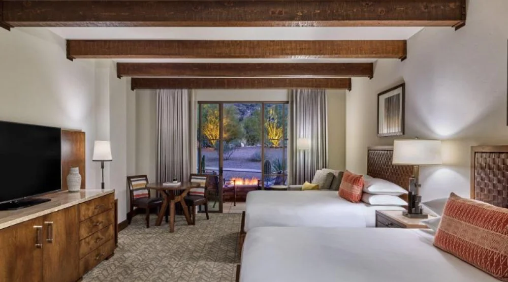Fireside Mountain View, Guest Room, Two Queen, Mountain View, Ground Floor at The Ritz-Carlton Dove Mountain
