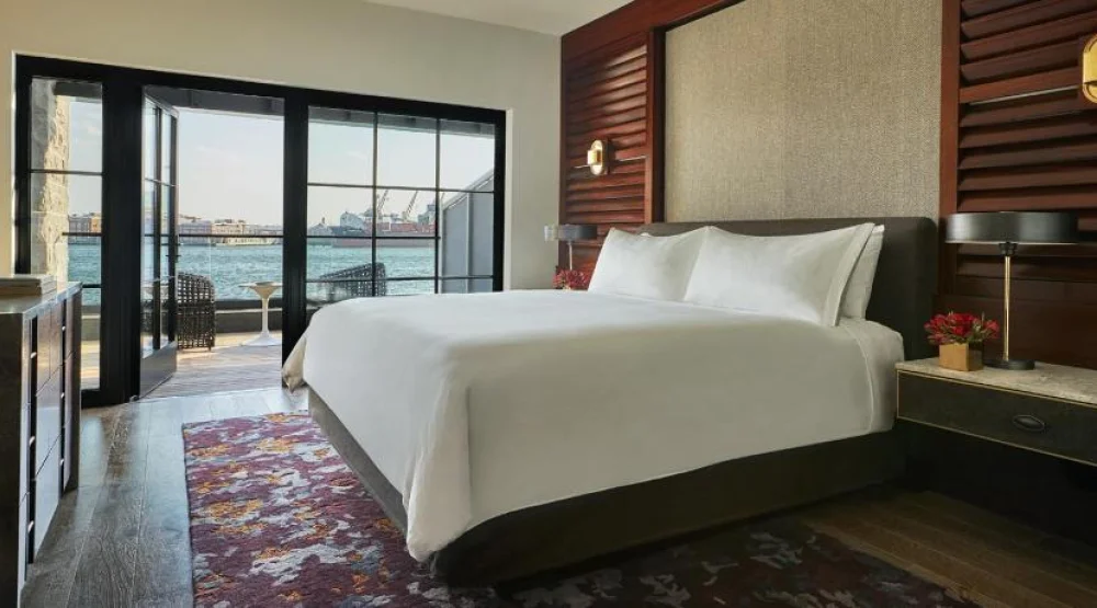 Deluxe Harbor Balcony King at Sagamore Pendry Baltimore
