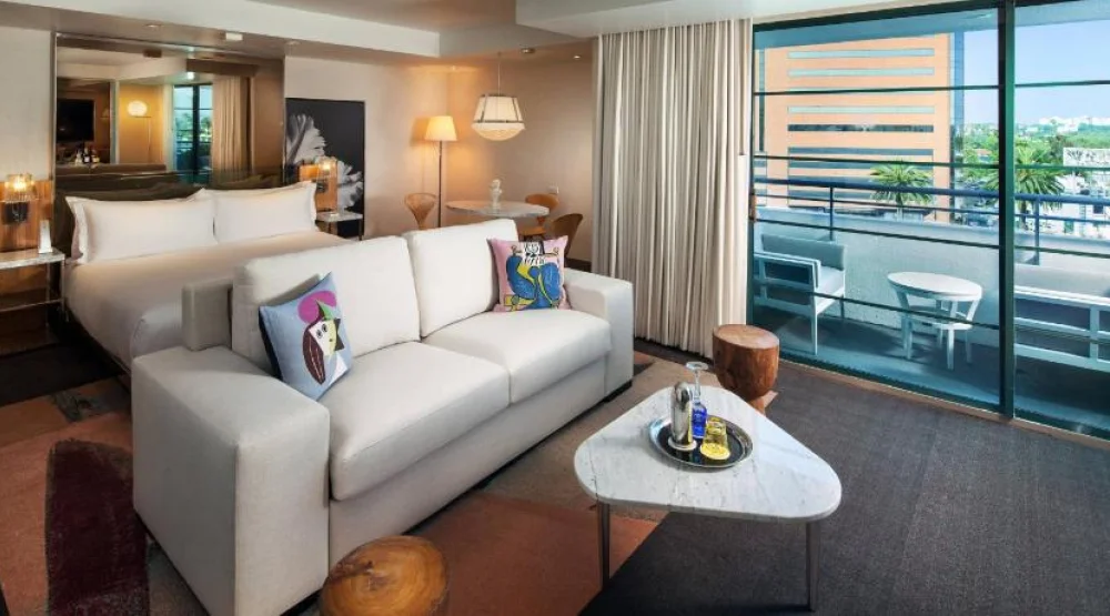 Studio Suite, One King, Balcony at SLS Beverly Hills Hotel