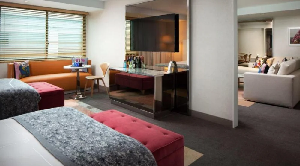 One Bedroom Deluxe Suite, Two Double at SLS Beverly Hills Hotel