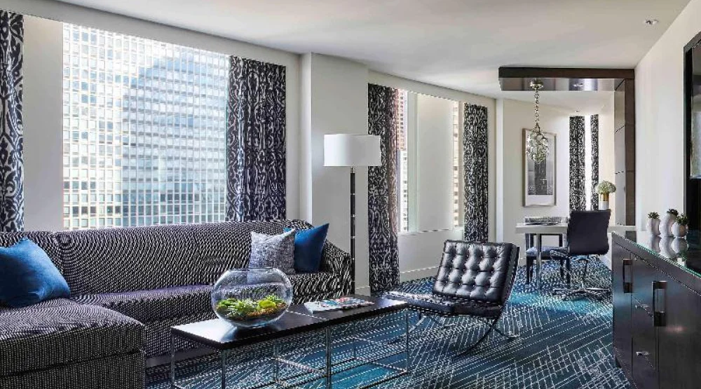 Magnifique Suite One King, One Sofabed One Bedroom, One Living Room, Corner Suite at Sofitel Chicago Magnificent Mile