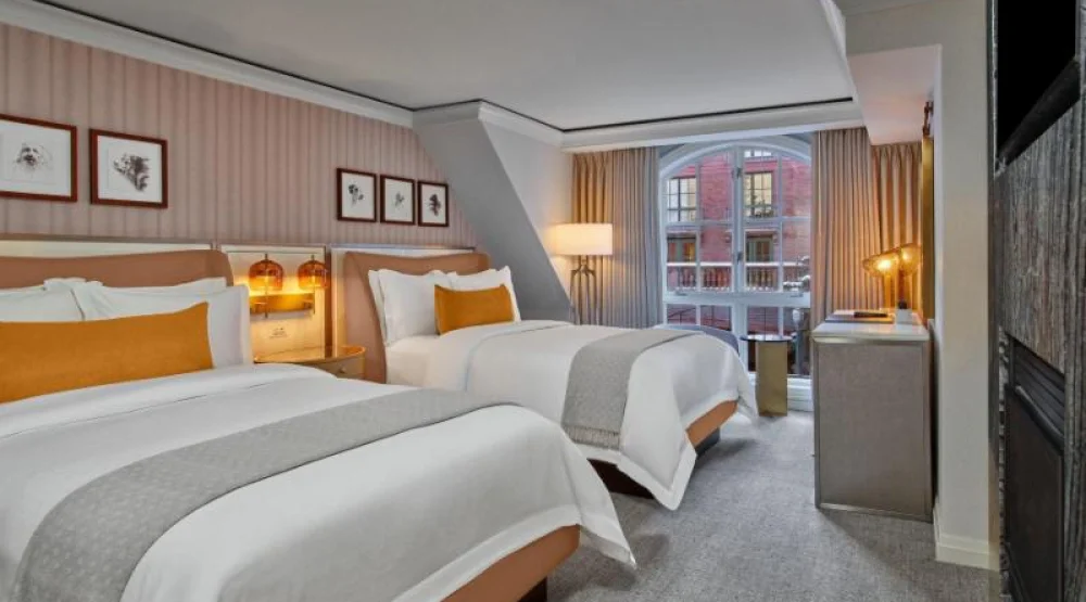 Deluxe Two Beds Fireplace, Guest Room, Two Double at The St. Regis Aspen Resort