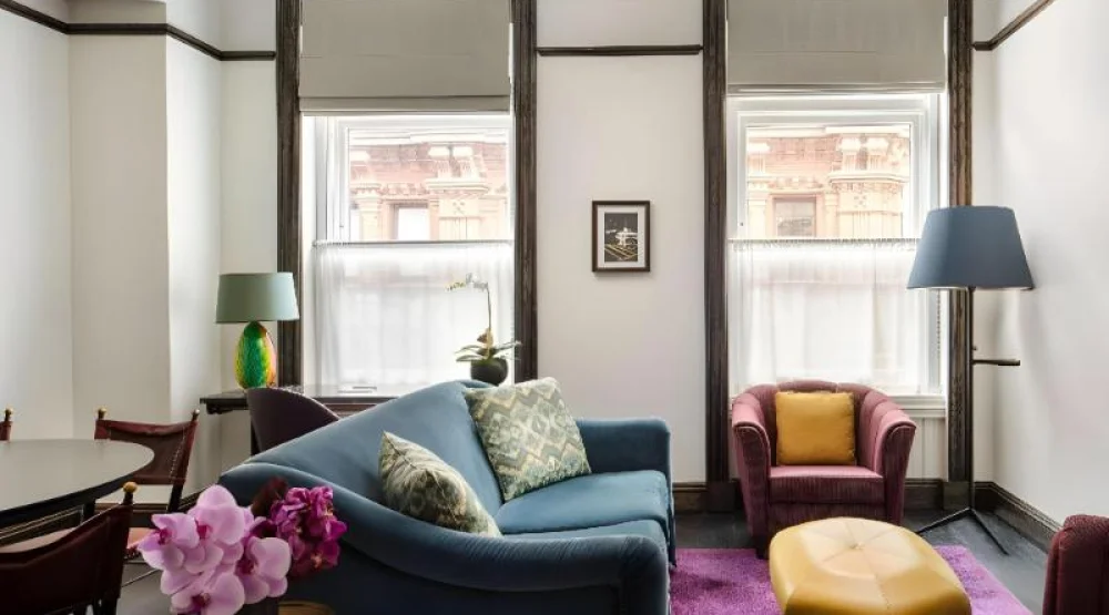 Deluxe Corner Suite at The Beekman A Thompson Hotel