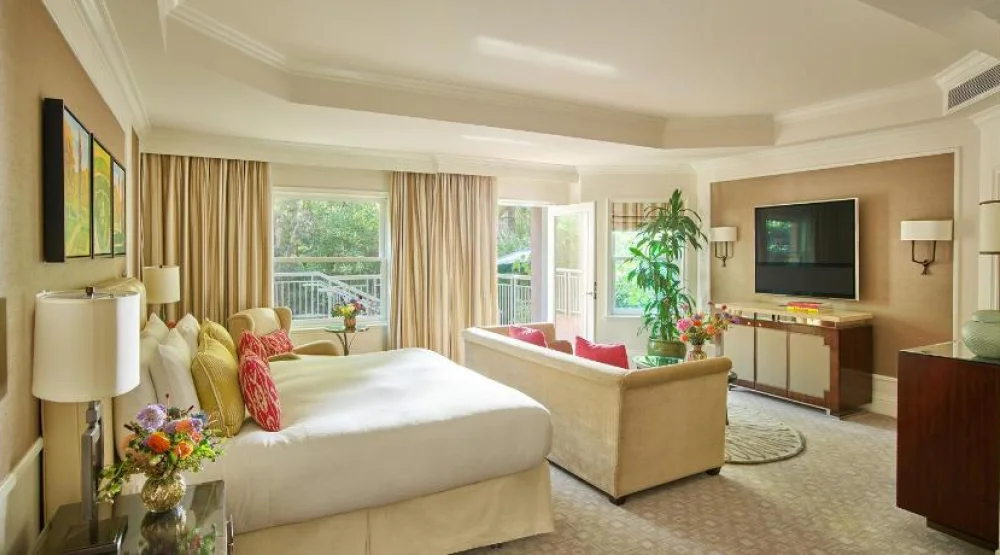 Junior Suite with Patio at The Beverly Hills Hotel