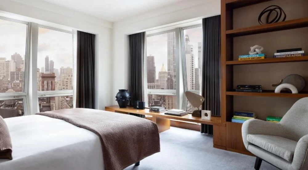 Club One Bedroom Empire State View Suite at The Langham New York Fifth Avenue