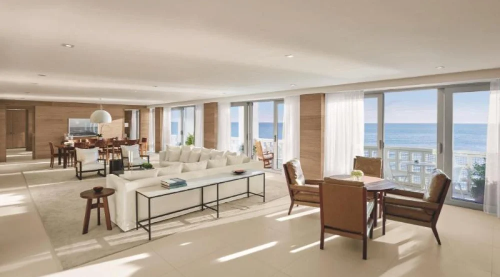 Penthouse, One Bedroom Penthouse Suite, One King, Oceanfront, Balcony at The Miami Beach Edition