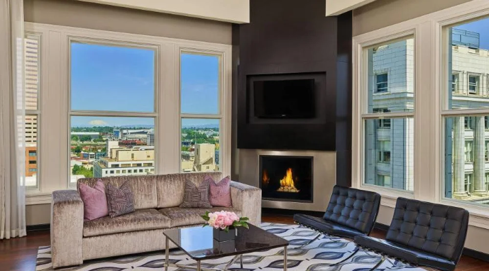 Meier & Frank Suite, Executive Suite, One King, City View at The Nines a Luxury Collection Hotel Portland