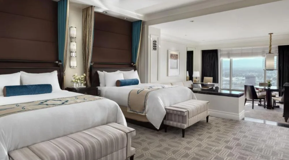 Palazzo Luxury Sphere View Suite with Two Queen Beds at The Palazzo at The Venetian
