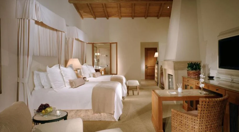 Queen Room with Two Queen Beds and Partial Water View at The Resort At Pelican Hill