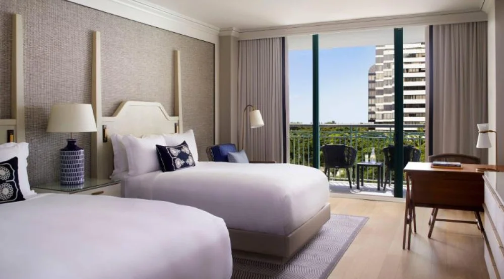 City View Double, Guest Room, Two Double, City View, Low Floor, Balcony at The Ritz-Carlton Coconut Grove