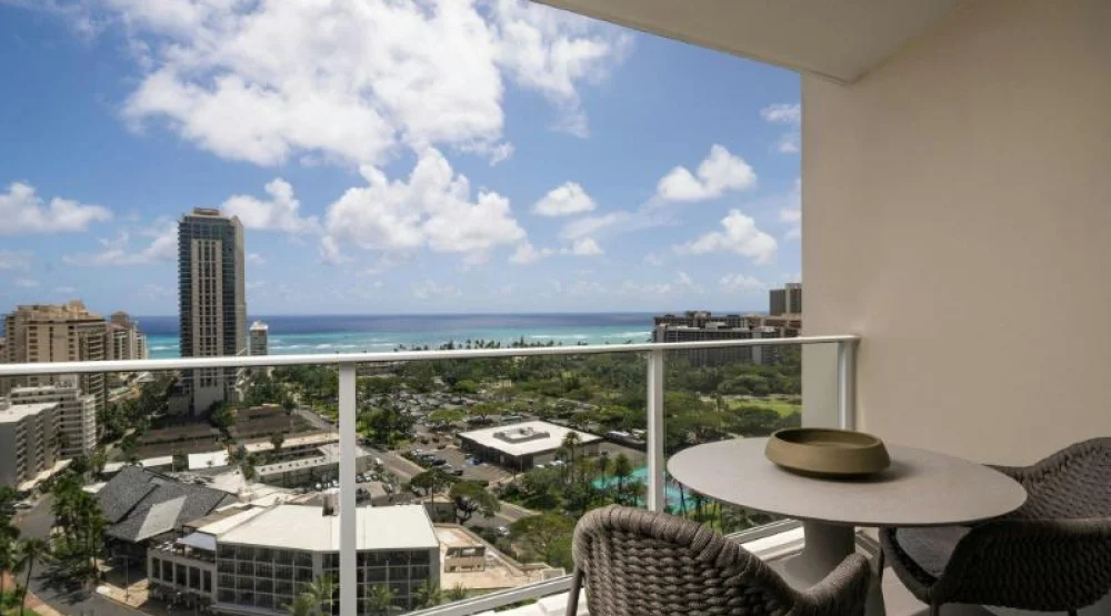 Ocean View, Guest Room, One King, Sofa Bed, Ocean View at The Ritz-Carlton Residences Waikiki Beach
