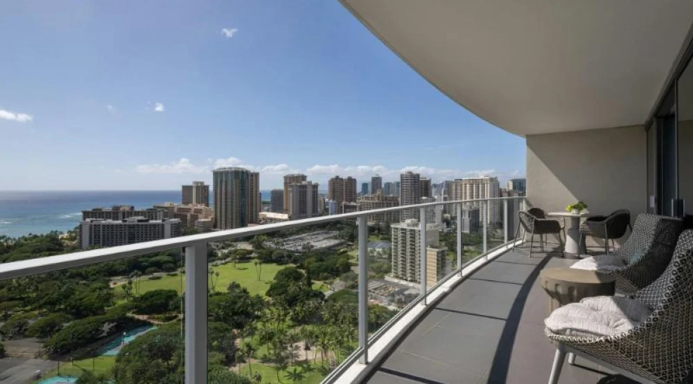 2-bedroom Grand Ocean, Suite, Bedroom 1: One King, Bedroom 2: One Queen, Sofa Bed, Ocean View at The Ritz-Carlton Residences Waikiki Beach